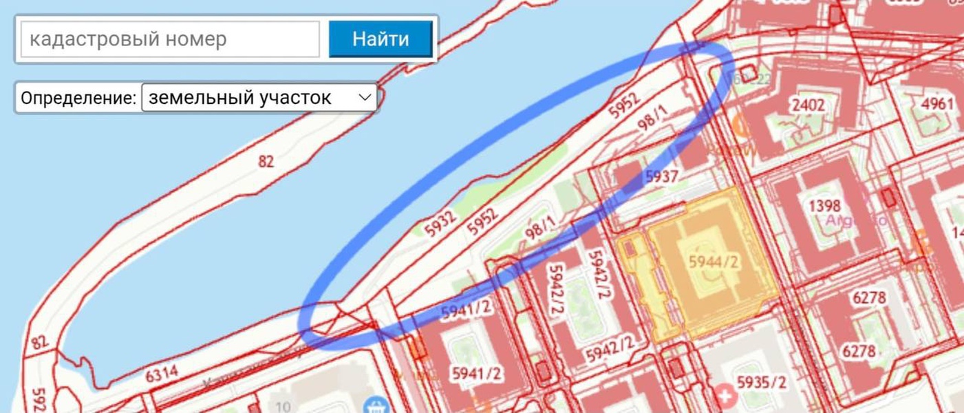 Застройщик продолжает попытки отсыпать русло Енисея для возведения очередной высотки