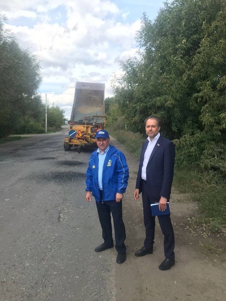 Курганское региональное отделение ЛДПР добилось ремонта дороги в селе Погорелка 