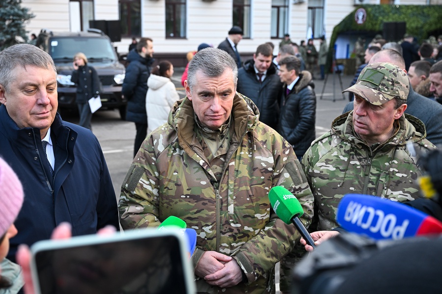 Леонид Слуцкий отправил добровольцев отряда «БАРС-Брянск» в места выполнения боевых задач  