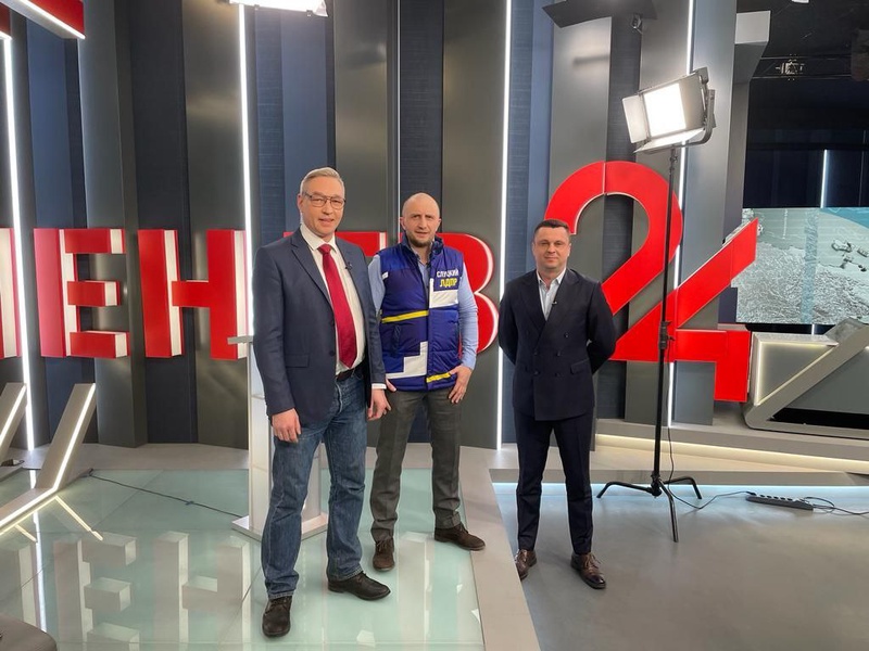 Доверенное лицо Андрей Устинов принял участие в дебатах на ЛенТВ24