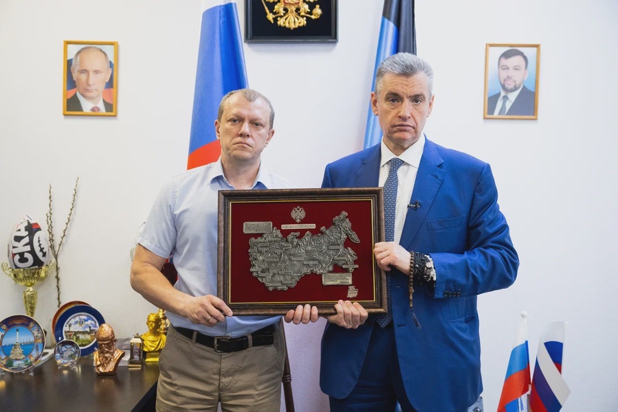 Леонид Слуцкий обсудил восстановление Мариуполя и развитие промышленности с мэром города Антоном Кольцовым