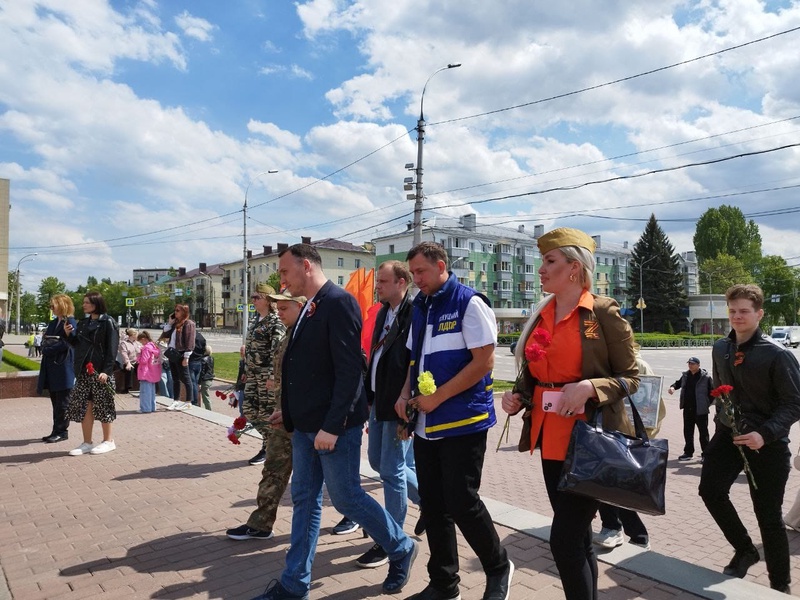 В разных уголках Липецкой области звучали слова благодарности за Победу