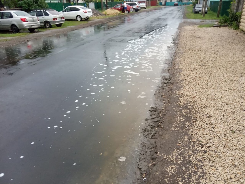 Липчане пожаловались в ЛДПР на залитые водой дороги