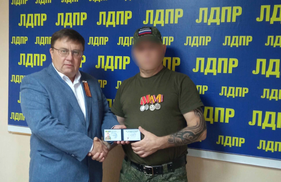 В Мордовии участник СВО стал членом ЛДПР