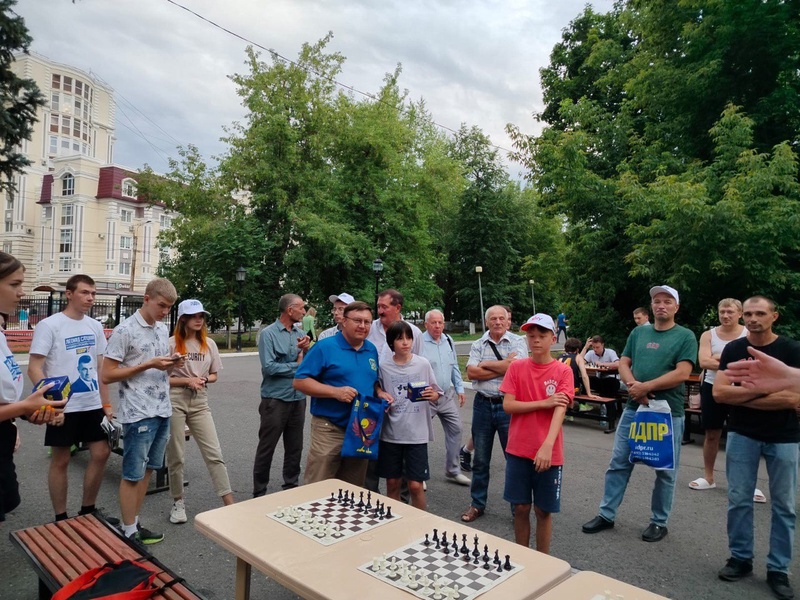 В Саранске активисты ЛДПР провели шахматный турнир