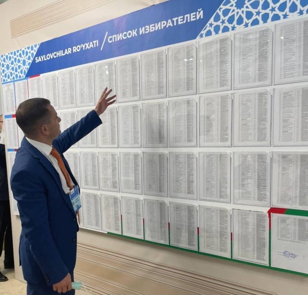 Выборы нилов. Эмблема выборов Узбекистана.