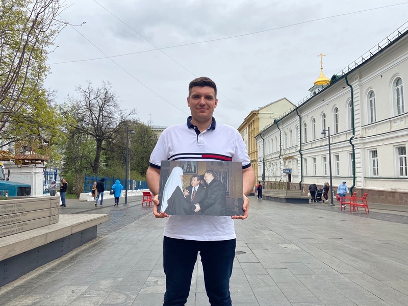 Акция «Жириновский жив!» в Нижнем Новгороде