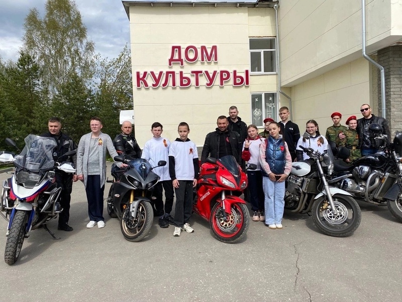 Байкеры мотоклуба «Соколы» приняли участие в марафоне «Наследники Победы»