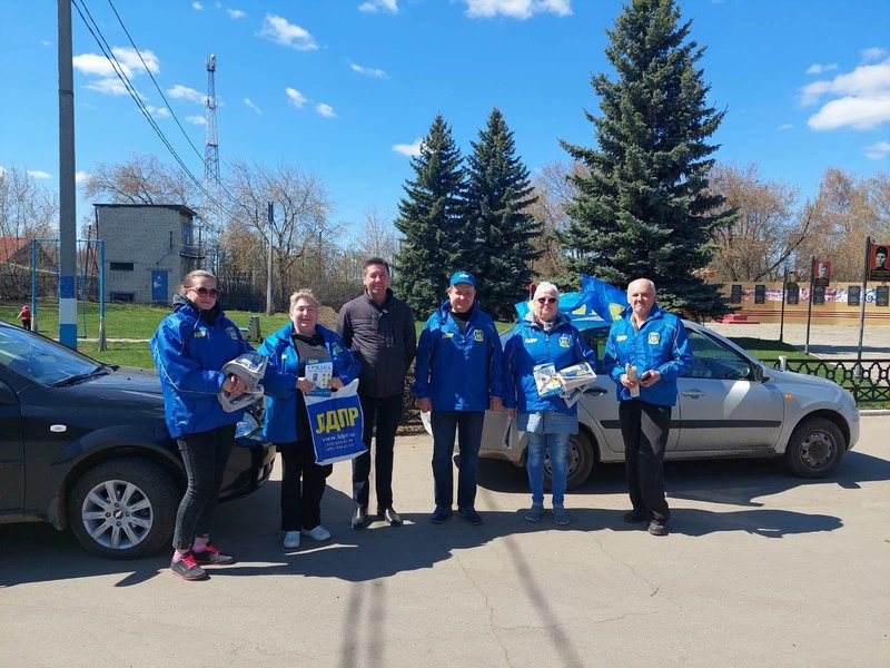 Первомайский автопробег ЛДПР в Гагино!