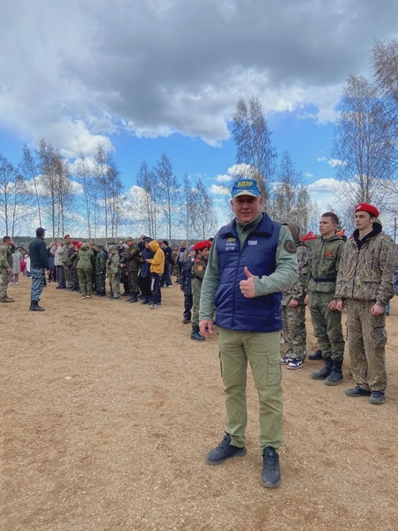 Военно-паориотические игры в Окуловском районе