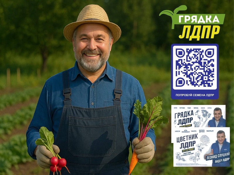 ЛДПР запустила акцию "Грядка ЛДПР"