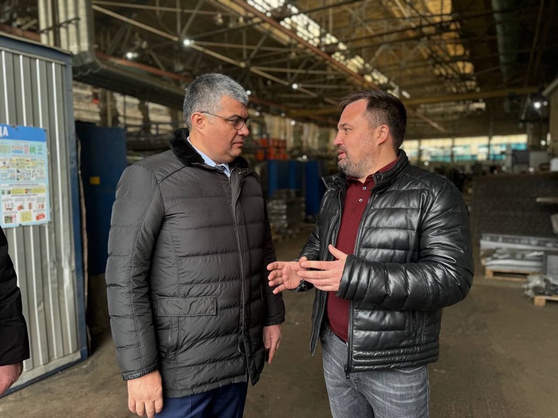 Депутат ГД Каплан Панеш посетил завод металлообработки «Демидов» в Ростове-на-Дону