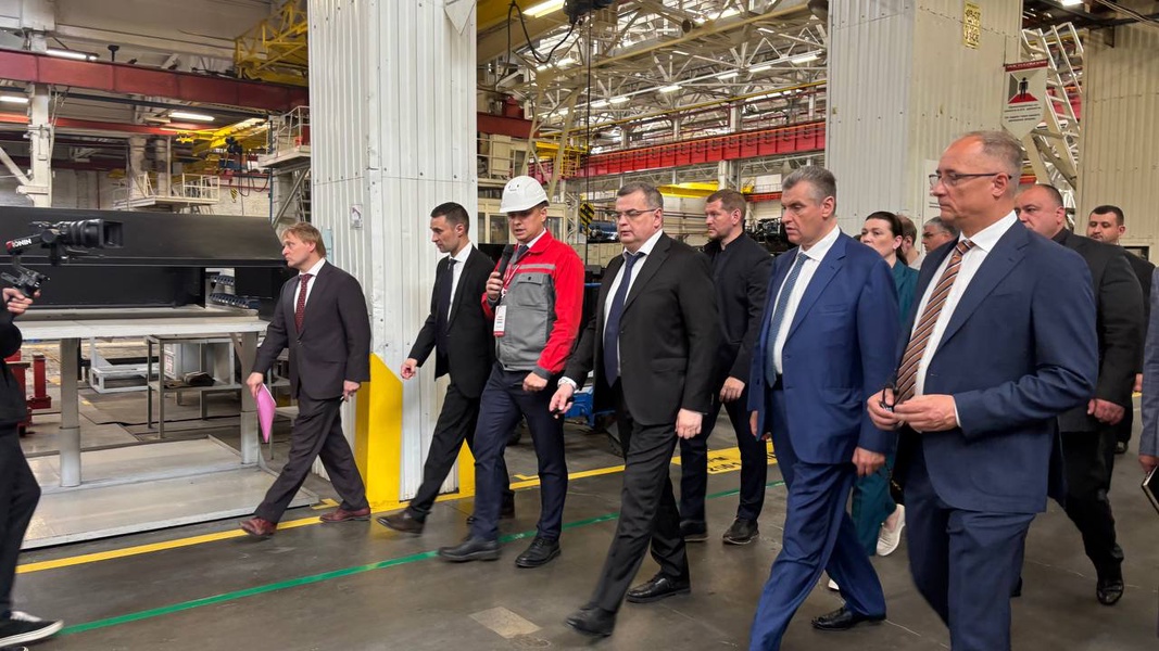 Леонид Слуцкий посетил «Ростсельмаш» в Ростове-на-Дону