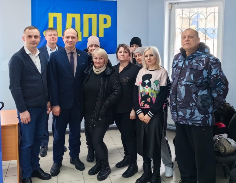 Сергей Леонов посетил Скопинское местное отделение ЛДПР в Рязанской области