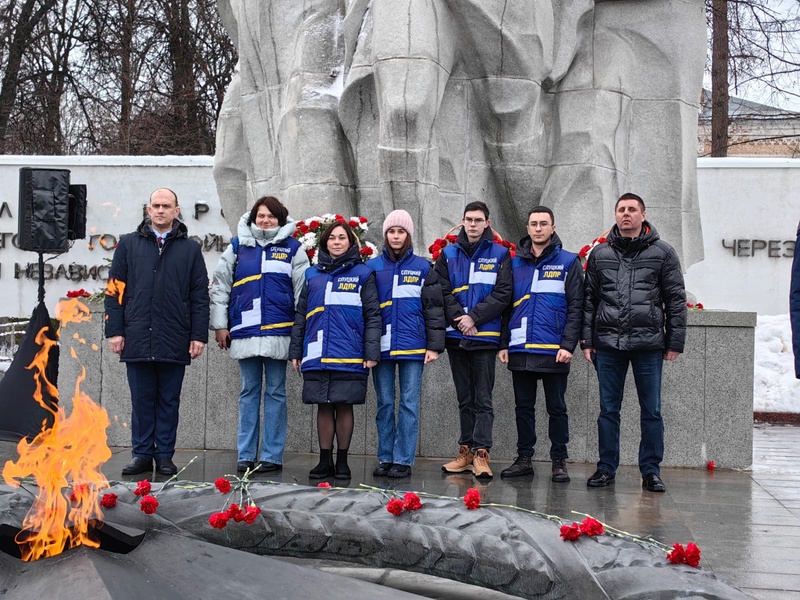 В Рязани прошла торжественная церемония в честь Дня победы в Сталинградской битве