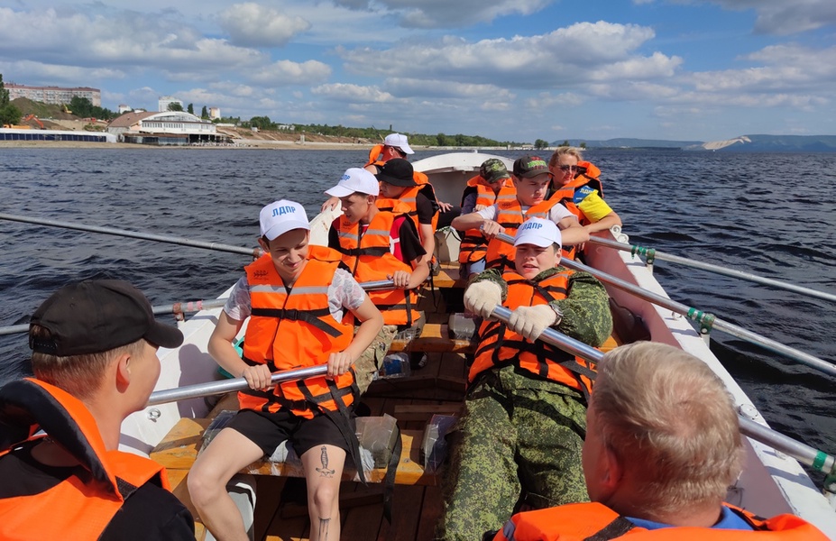 Очередной урок в акватории Жигулёвского моря