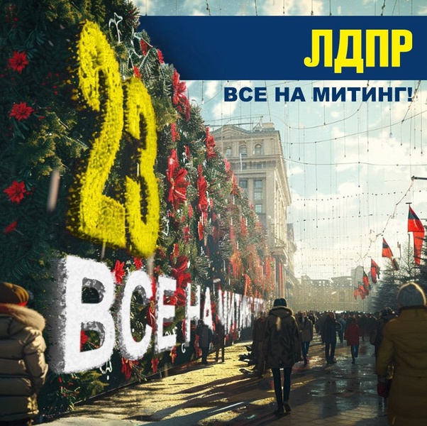 Ждем всех на праздничном митинге ЛДПР