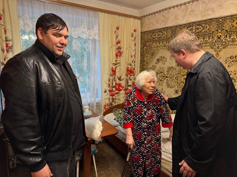 Никита Григорьевский поздравил ветеранов Великой Отечественной войны