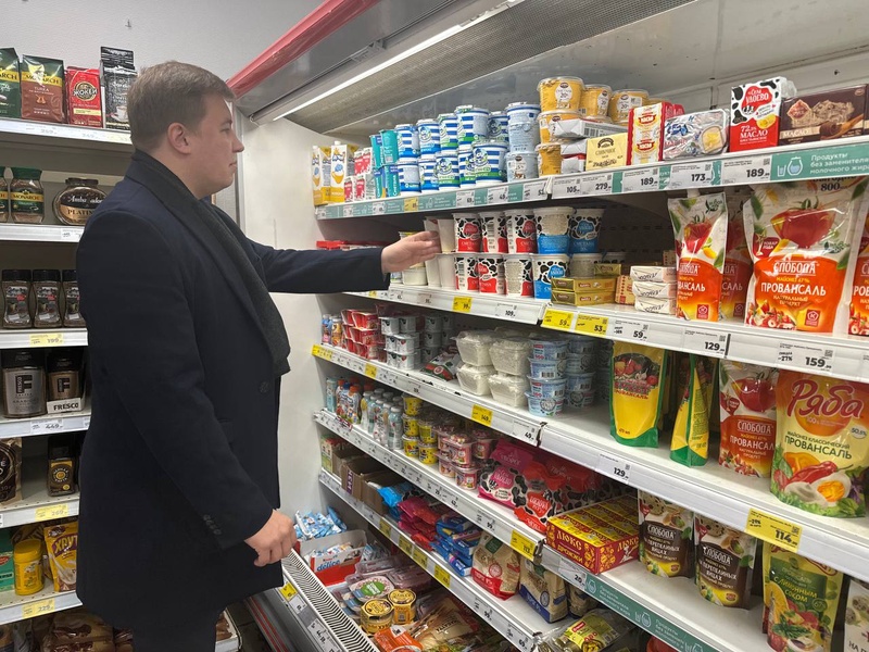 Никита Григорьевский провел мониторинг цен в продуктовых магазинах 