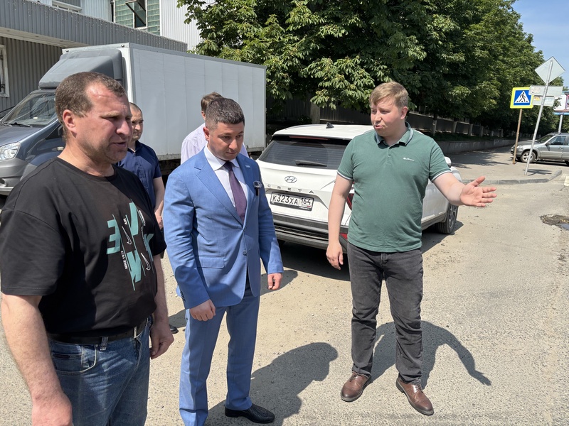 Никита Григорьевский принял участие в мероприятии на проблемных участках проведения земляных работ
