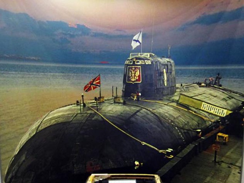 Курск на дне моря
