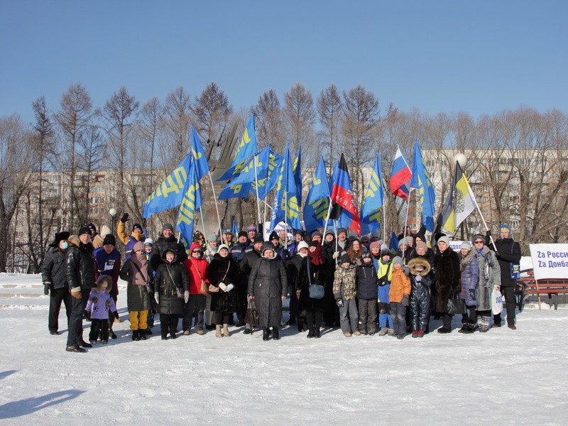 В Томске прошел праздничный митинг в честь Дня защитника Отечества