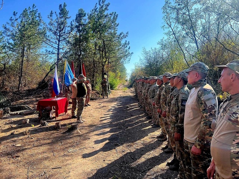  Военнослужащим разведбата гвардейской горной бригады вручены медали парламента республики Тыва