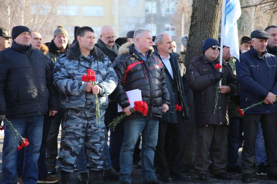 Митинг памяти, посвящённый выводу войск из Афганистана состоялся в Твери