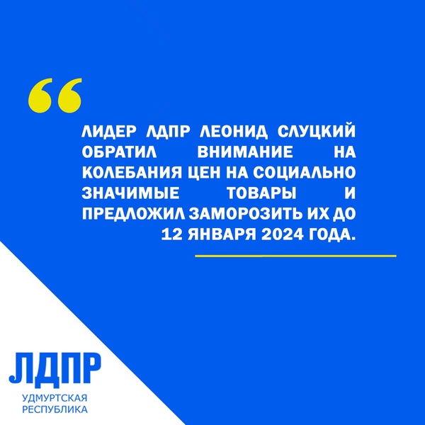 У российских семей должна быть возможность приобретать продукты