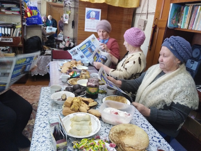  В Балезино прошел Рождественский сход для пенсионеров