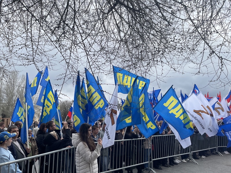 В Волгограде прошел митинг в поддержку специальной операции на Украине