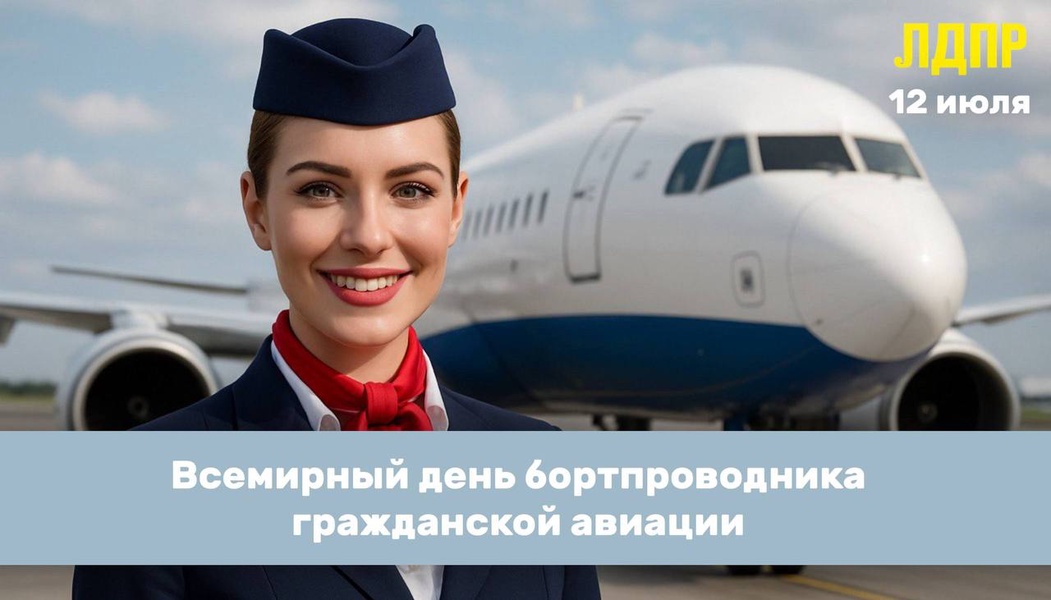 12 июля – Всемирный день бортпроводника 