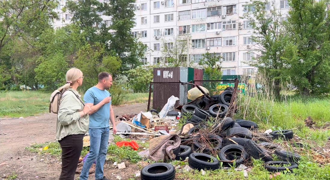 В рамках недели экологического контроля ЛДПР провела рейд по местам скопления мусора