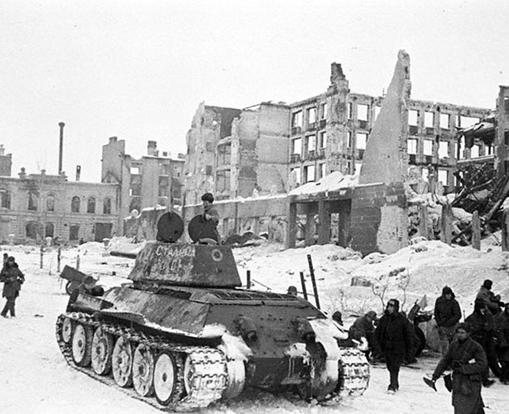 22 января 1943 года - Полная блокада окруженных в Сталинграде немецких войск