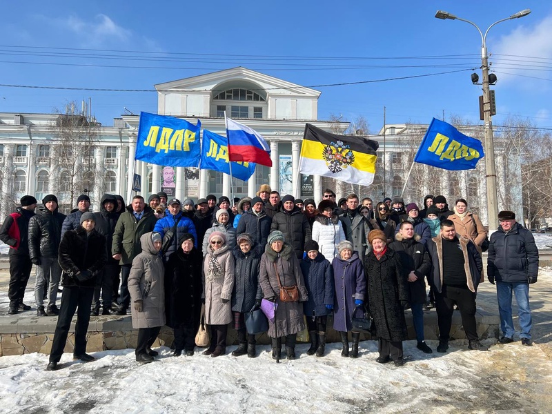 Праздничный митинг 23 февраля