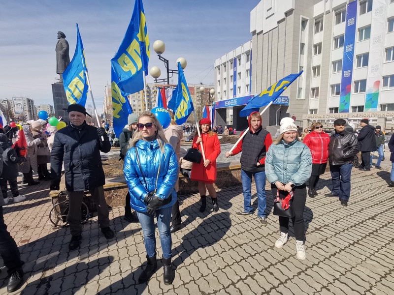 ЛДПР в Нерюнгри были единственной партией, которая вышла на парад